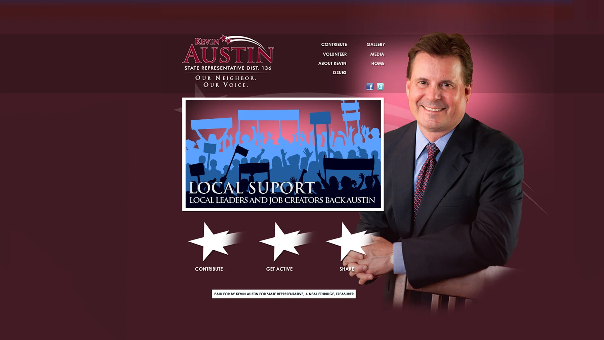 AUSTIN FOR STATE REPRESENTATIVE