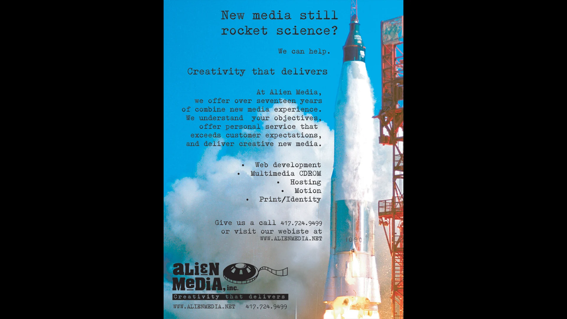 ALIEN MEDIA PRINT CAMPAIGN