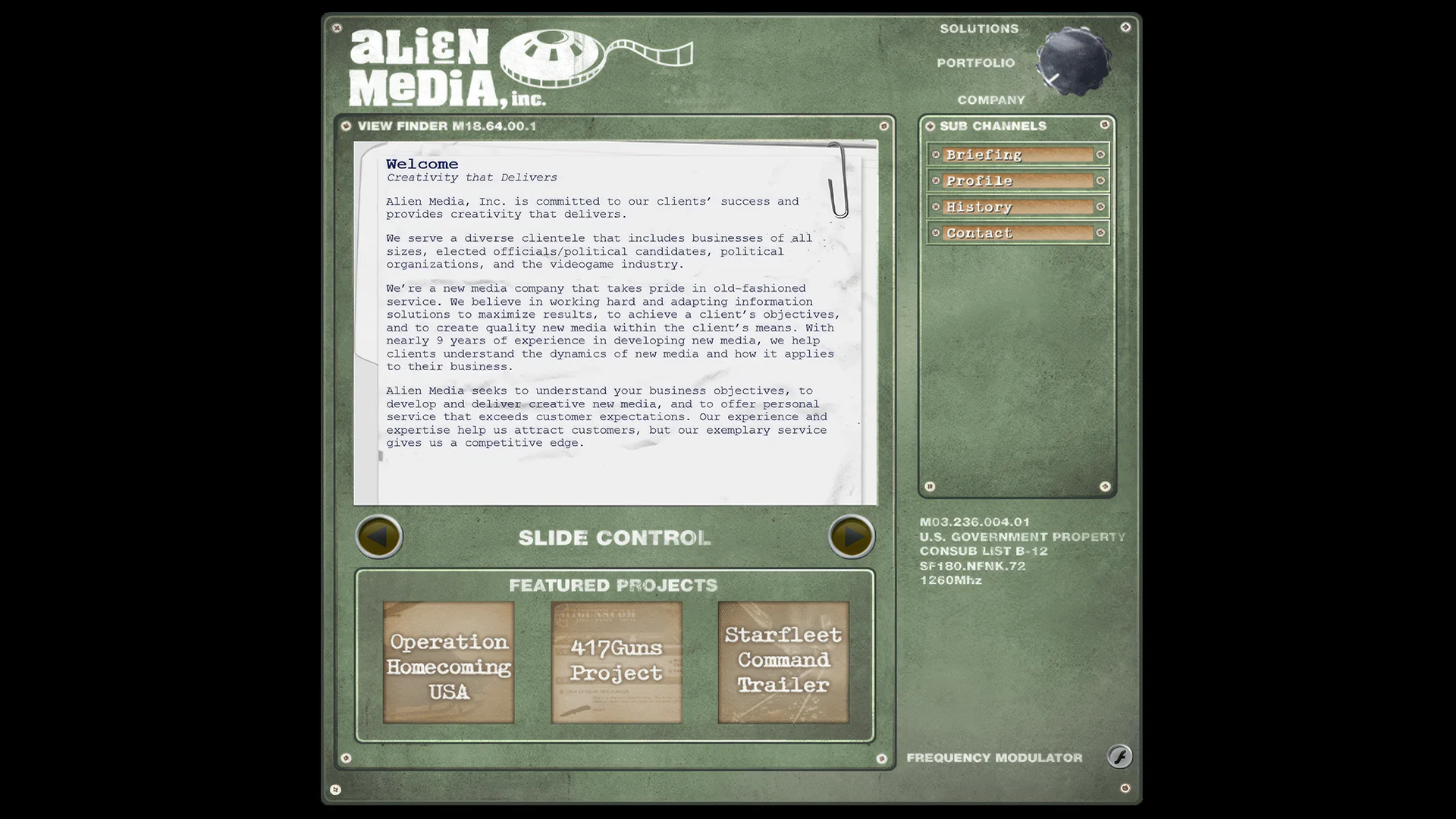 ALIEN MEDIA WEBSITES